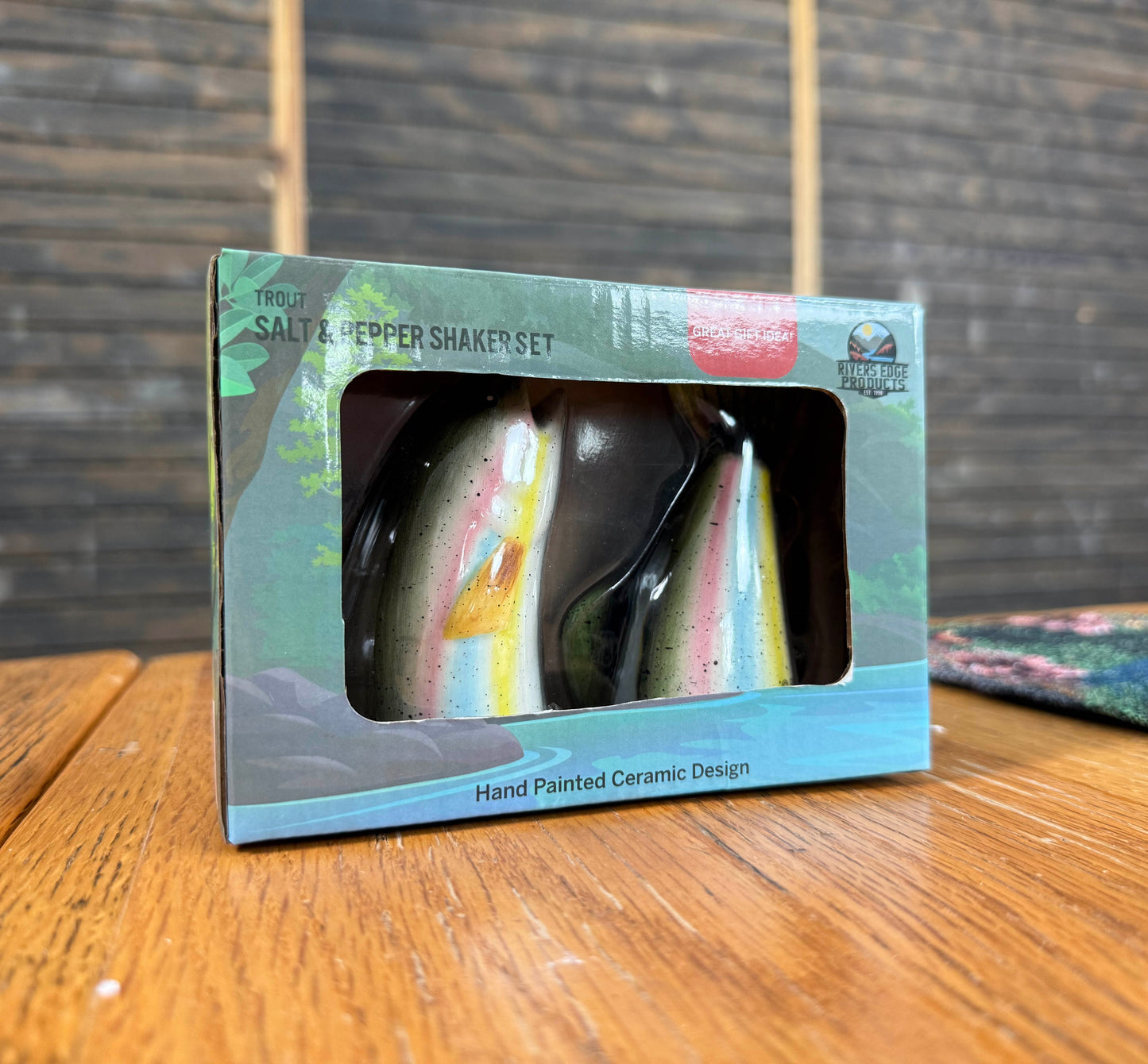 Salt and Pepper Shakers-Trout
