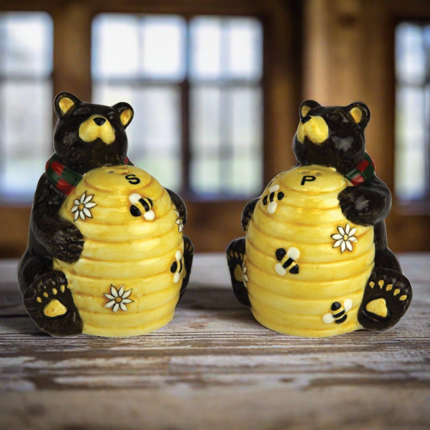 Salt and Pepper Shakers-Bear