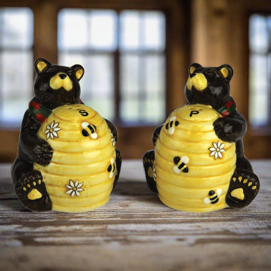 Salt and Pepper Shakers-Bear