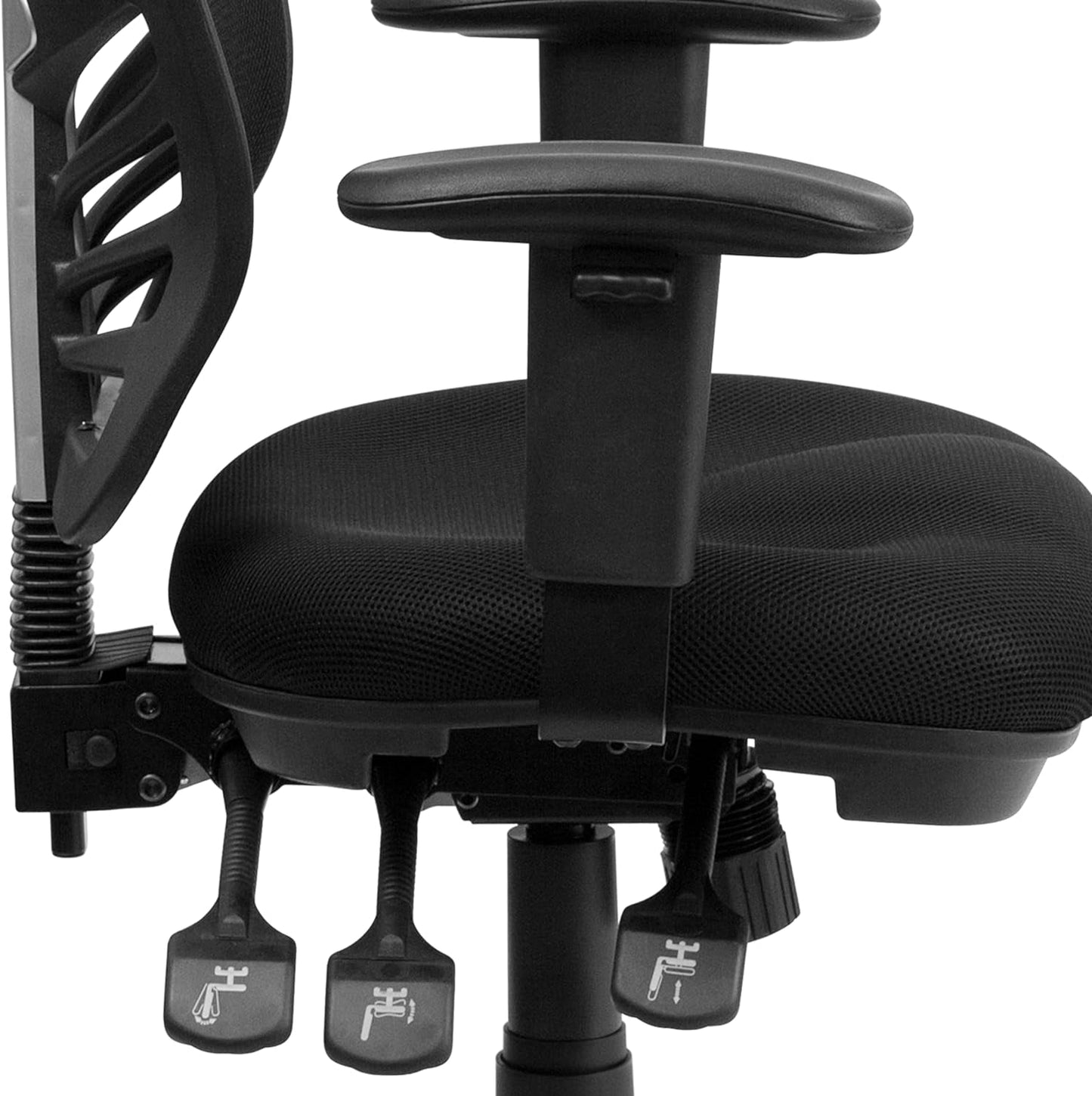 Ergonomic Mesh Office Chair With Adjustable Lumbar Black