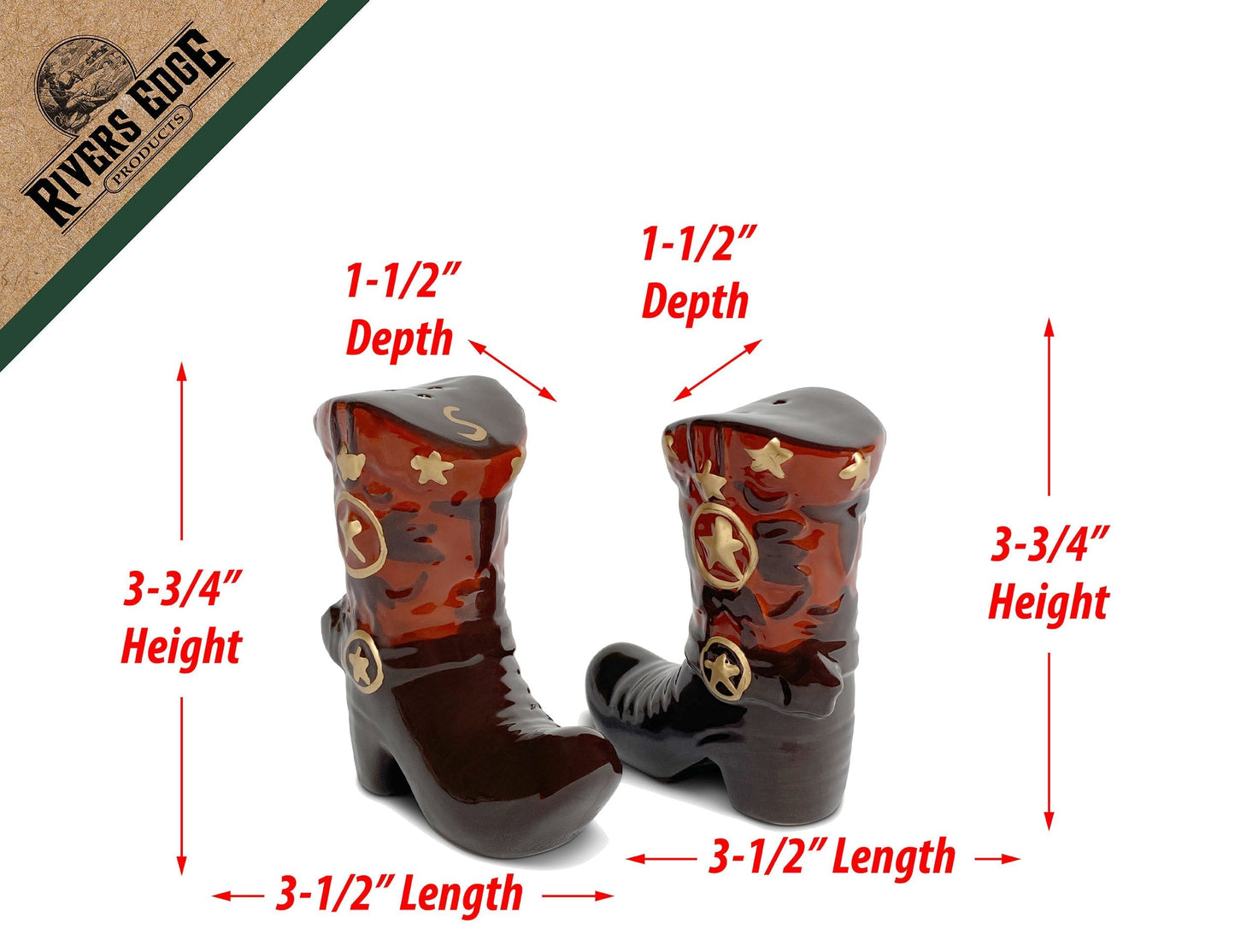 Salt and Pepper Shakers-Cowboy Boots