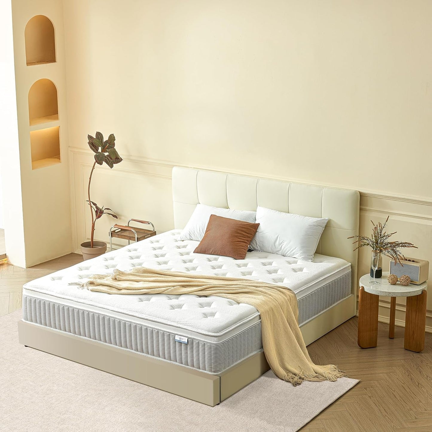 Full Size 12 Inch Premium Memory Foam Hybrid Mattress