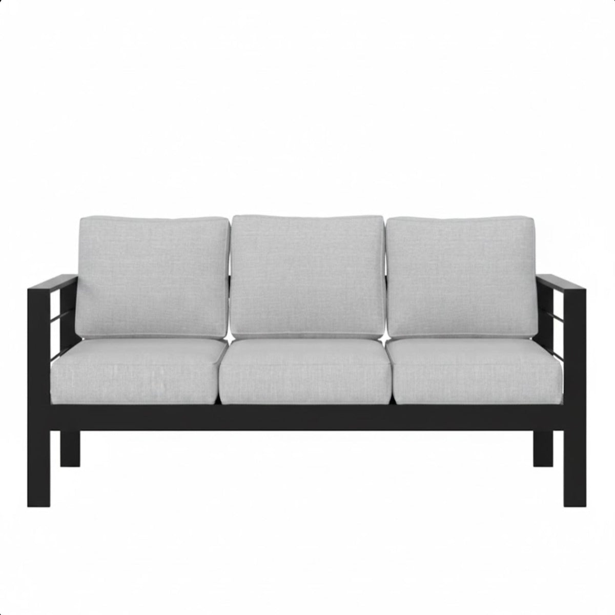 73" All-Weather Aluminum Patio Sofa