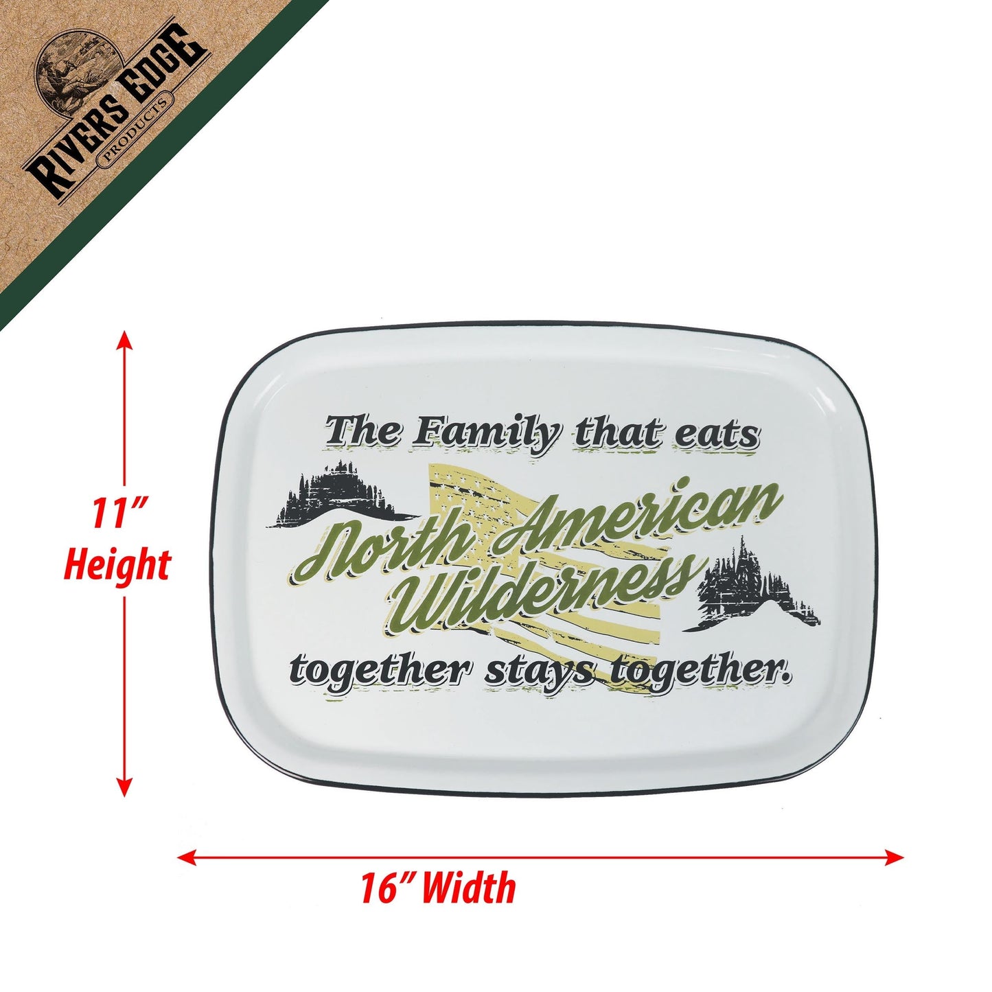 Serving Tray-Porcelain Enamel