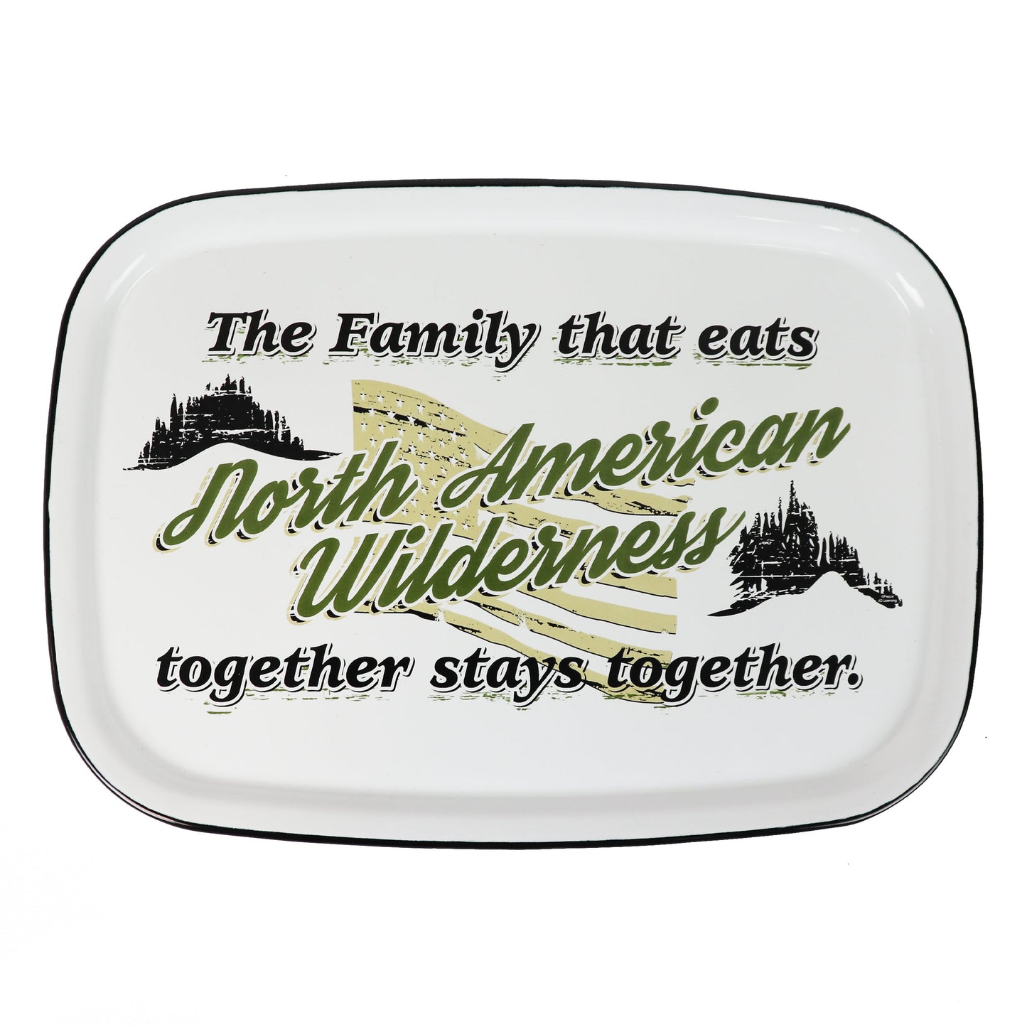 Serving Tray-Porcelain Enamel