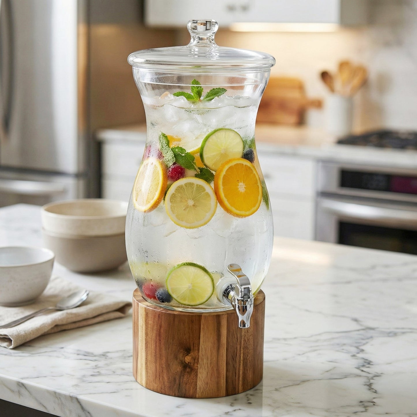 Glass Beverage Dispenser 206.25oz