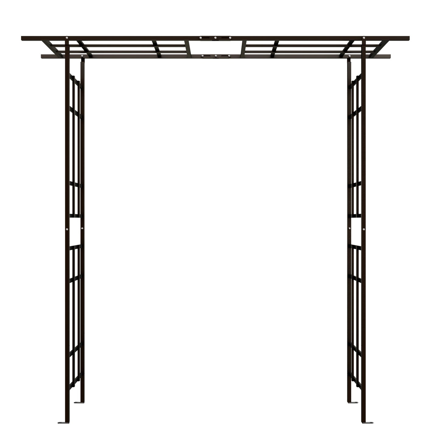 Metal Garden Arch with Adjustable Width