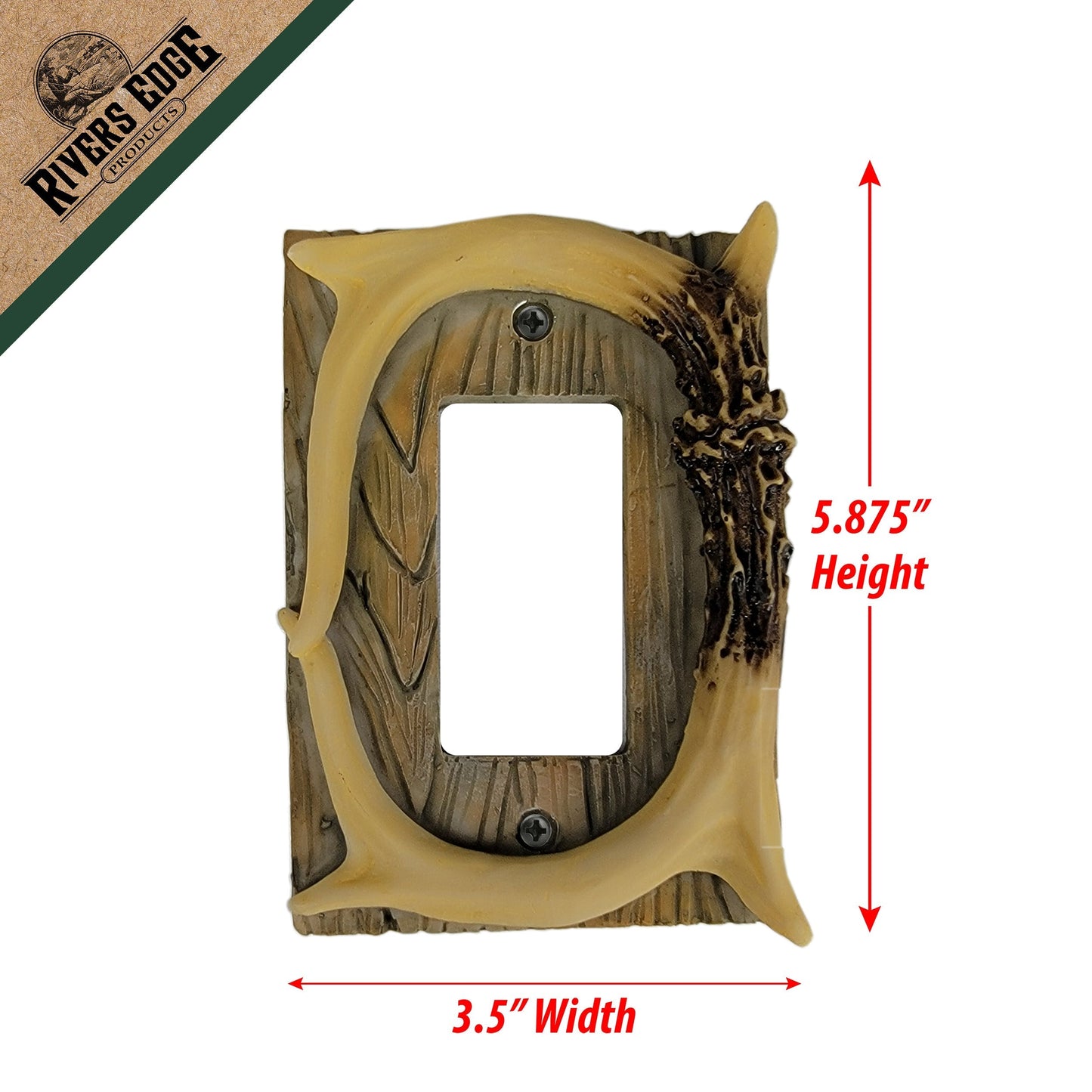 Electrical Cover Plate Single-Antler