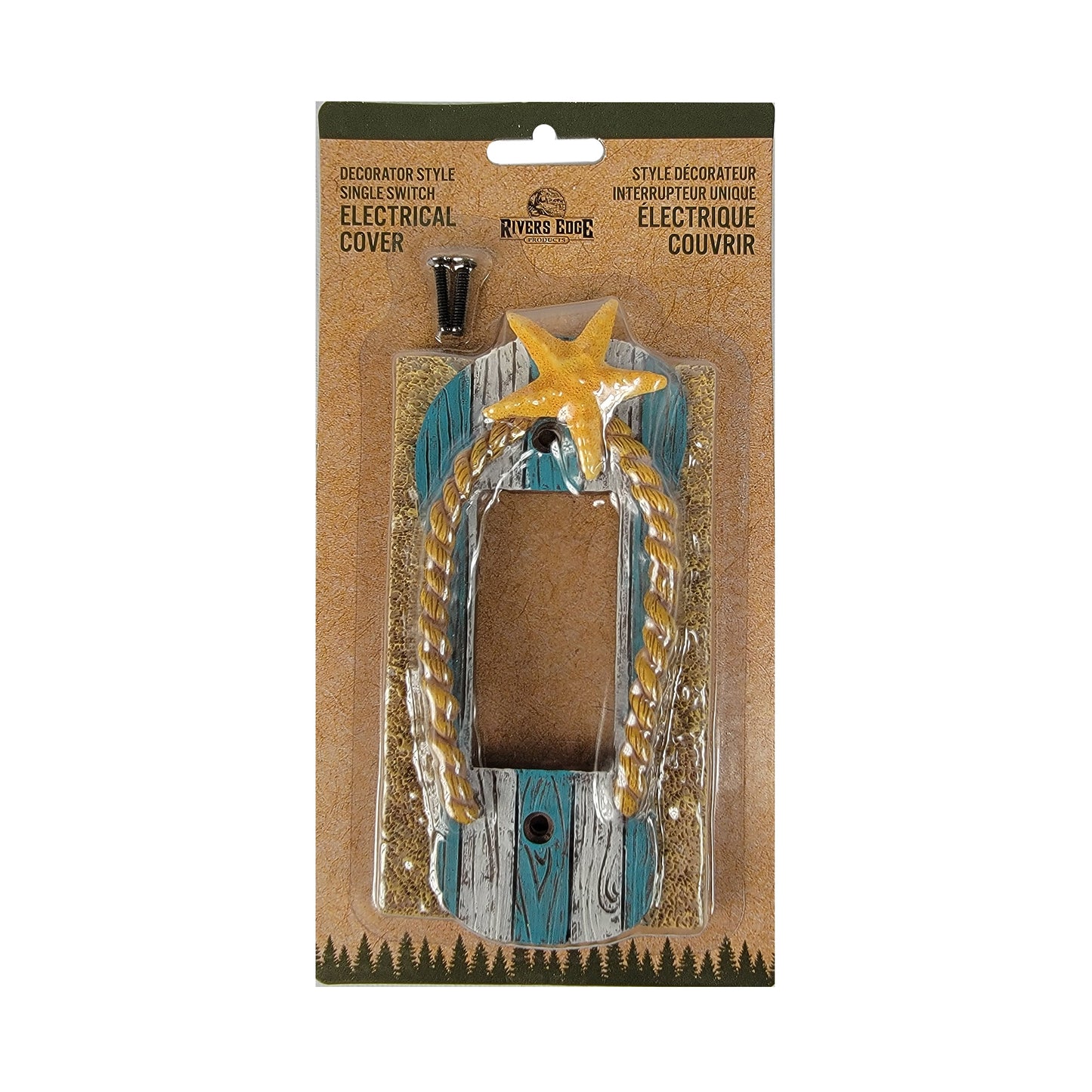 Electrical Cover Plate Single-Beach