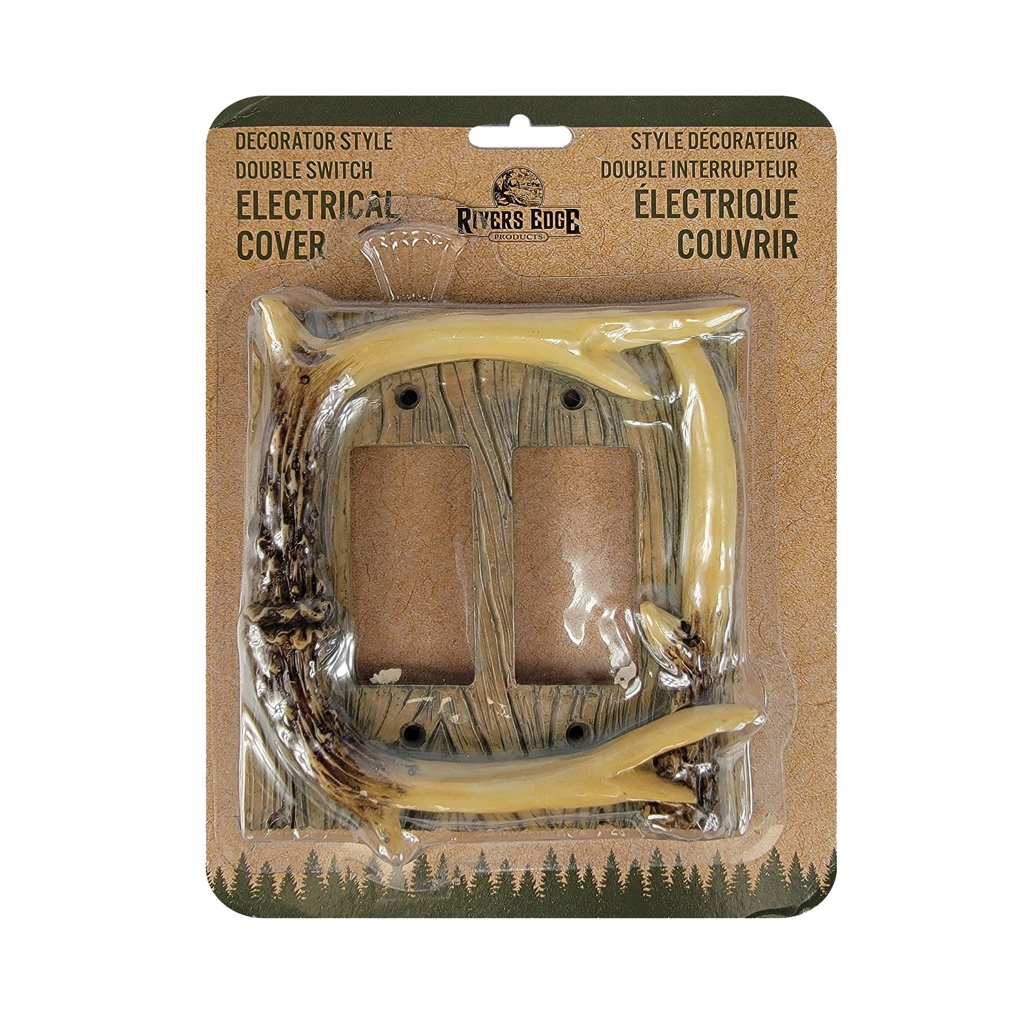 Electrical Cover Plate Double-Antler