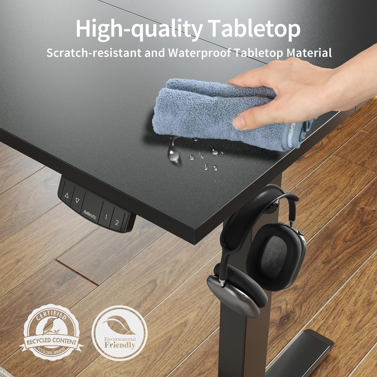 48 Inch Electric Standing Desk With Adjustable Height