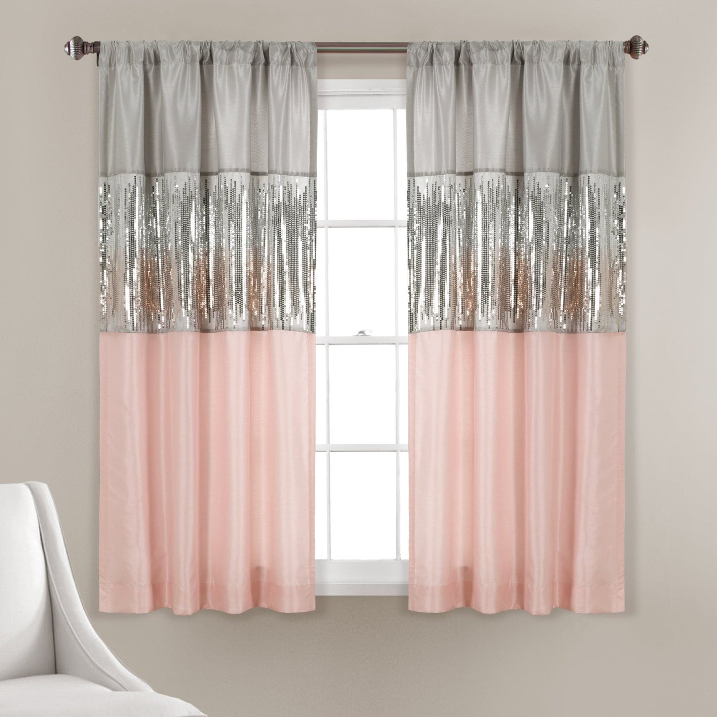 Night Sky Window Curtain (Single Panel)