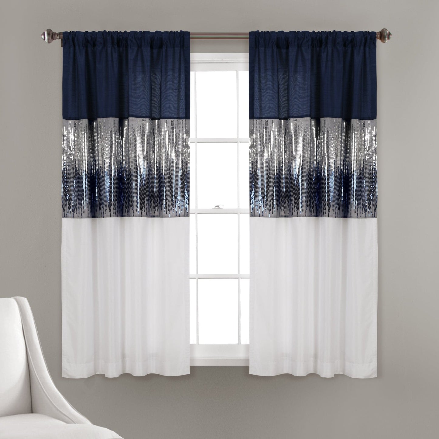 Night Sky Window Curtain (Single Panel)