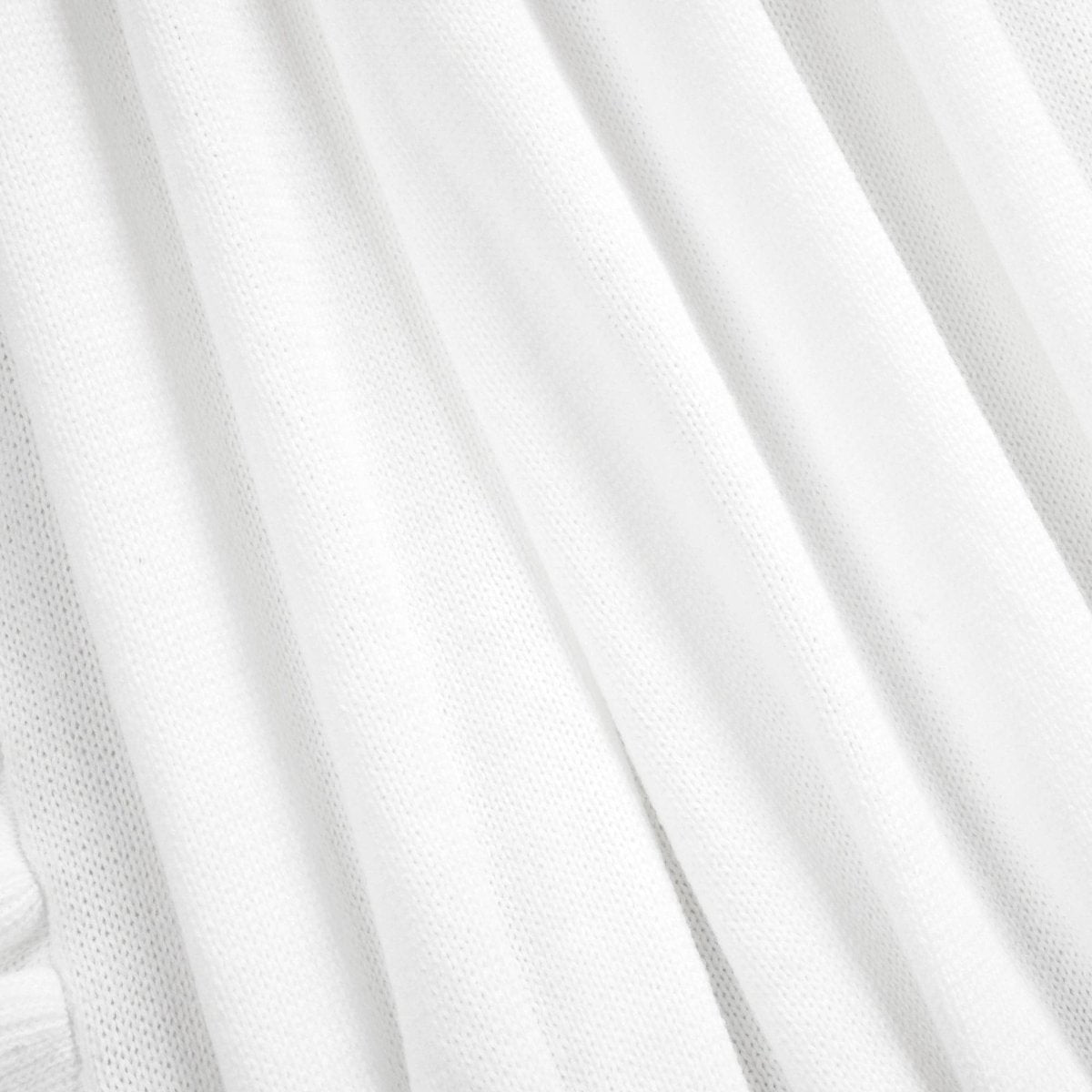 Reyna Soft Knitted Ruffle Blanket/Coverlet
