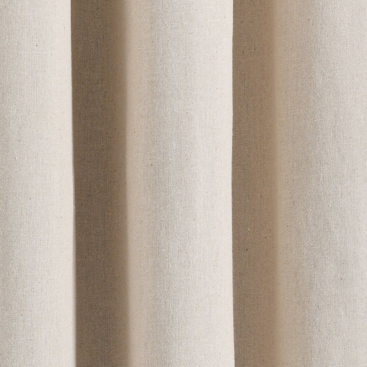 Insulated Grommet Blackout Faux Linen Window Curtain (Single Panel)