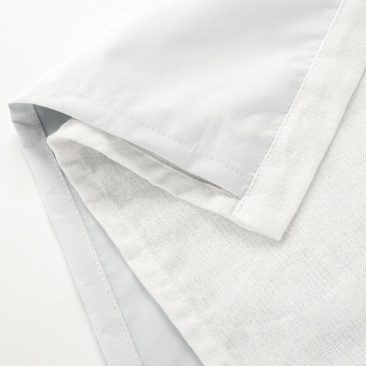 Linen Button Lined 100% Blackout Window Curtain (Single Panel)