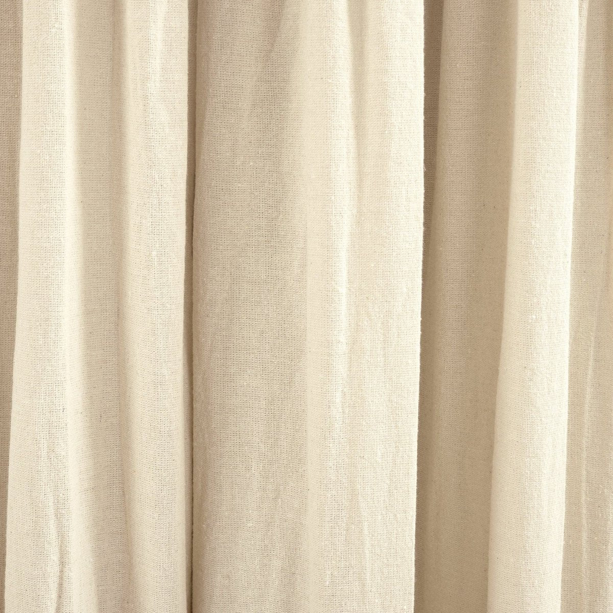 Linen Button Lined 100% Blackout Window Curtain (Single Panel)