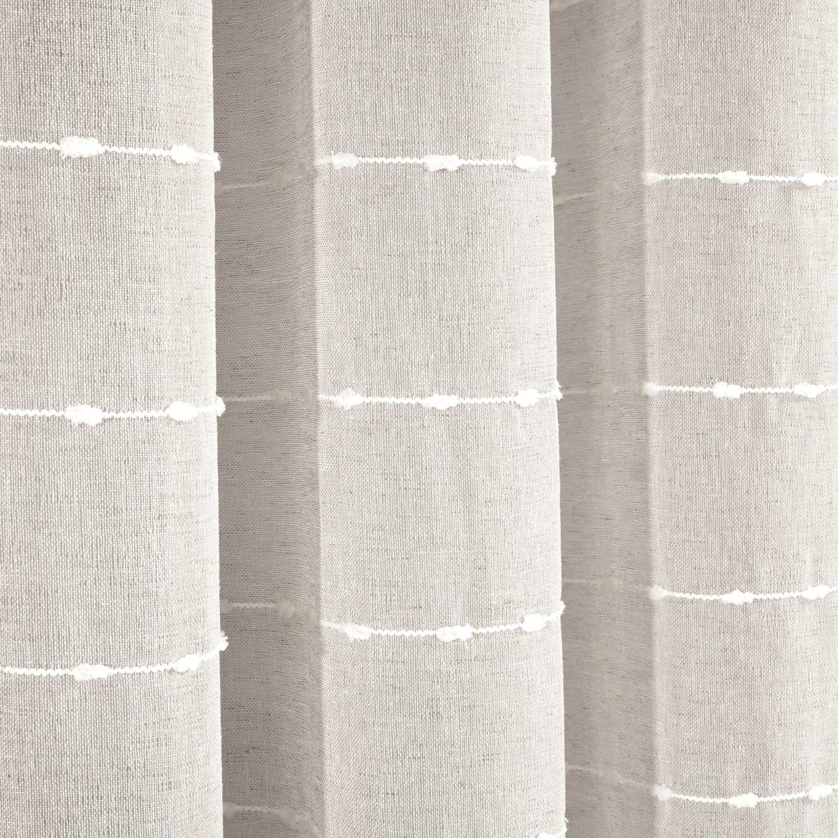 Farmhouse Textured Grommet Sheer Ultra Wide Window Curtain (Single Panel)