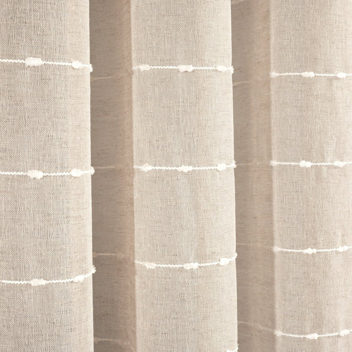 Farmhouse Textured Grommet Sheer Ultra Wide Window Curtain (Single Panel)
