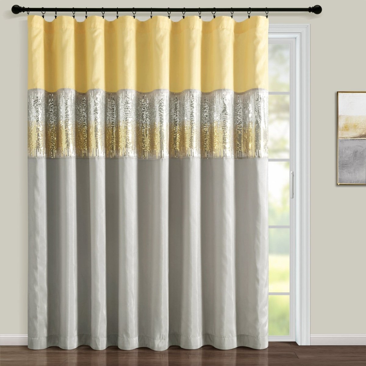 Night Sky Window Curtain (Single Panel)