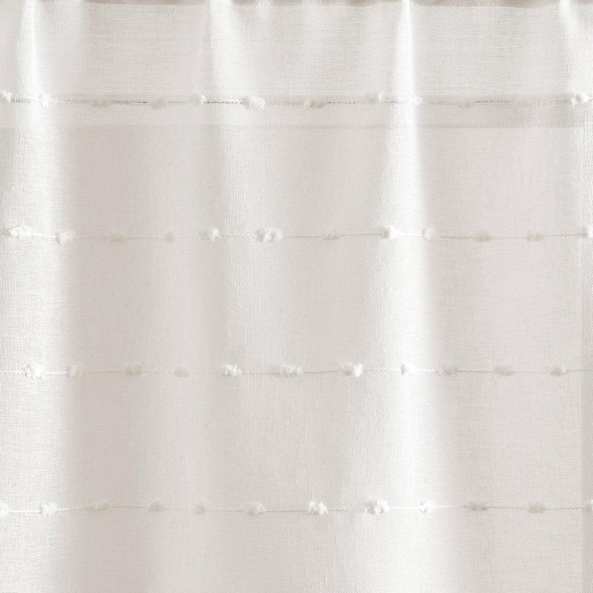 Farmhouse Textured Sheer Valance