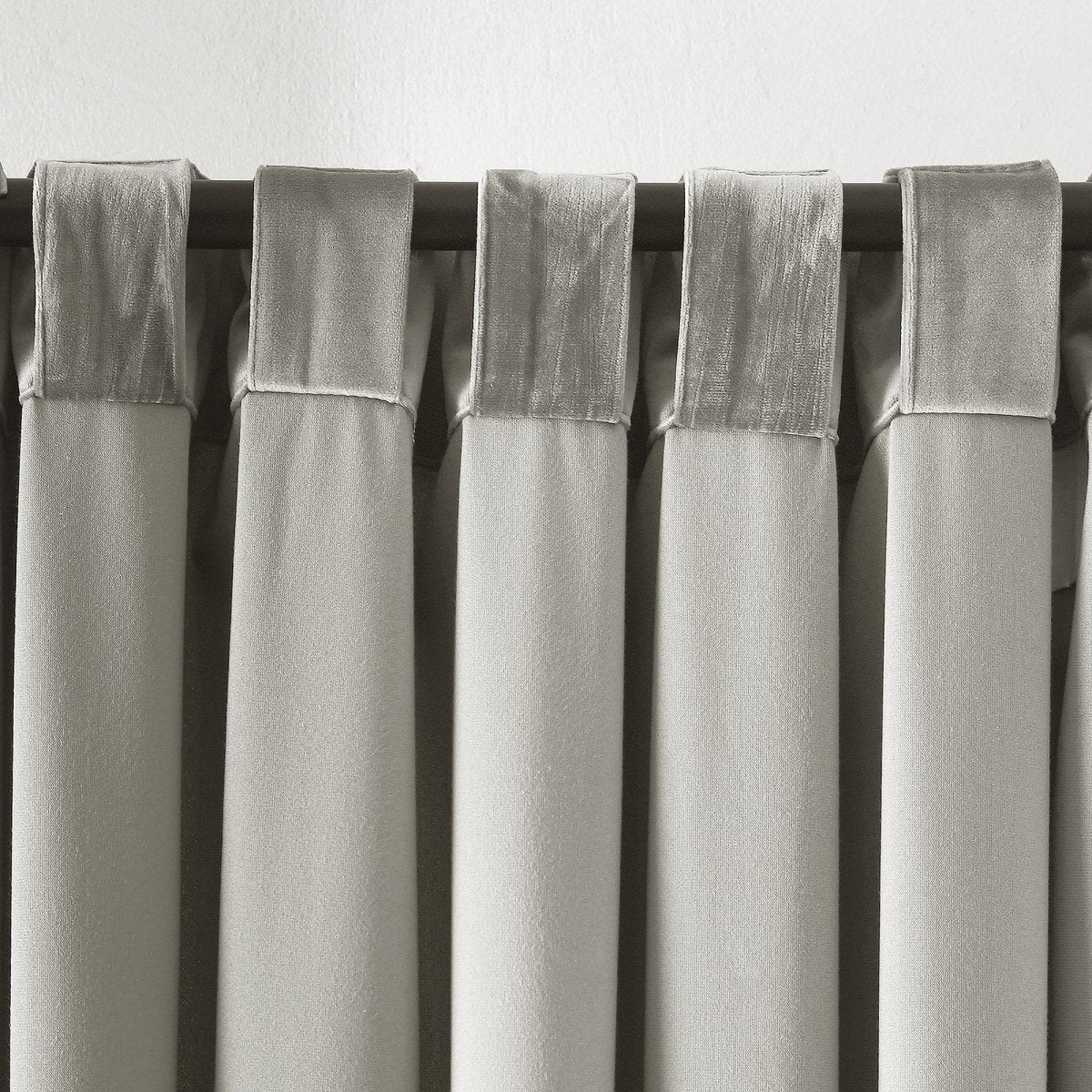 Prima Velvet Solid Ultra Wide Light Filtering Window Curtain (Single Panel)