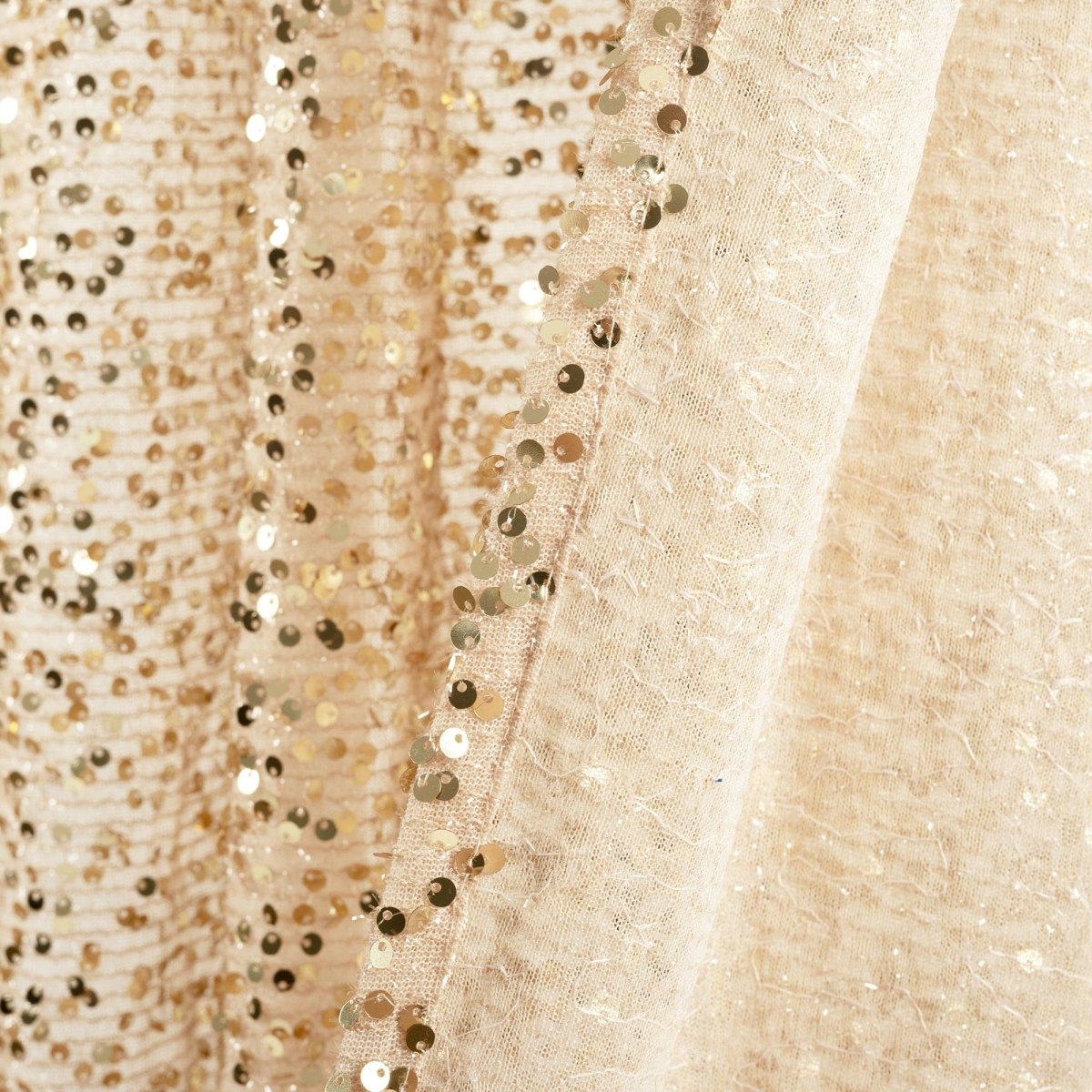 Ballgown Glam Sparkle Sequins Window Curtain (Single Panel)