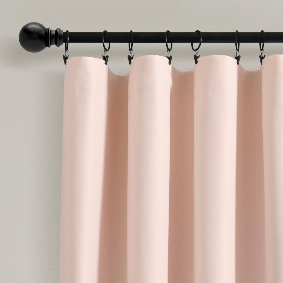 Allison Ruffle 100% Blackout Window Curtain (Single Panel)