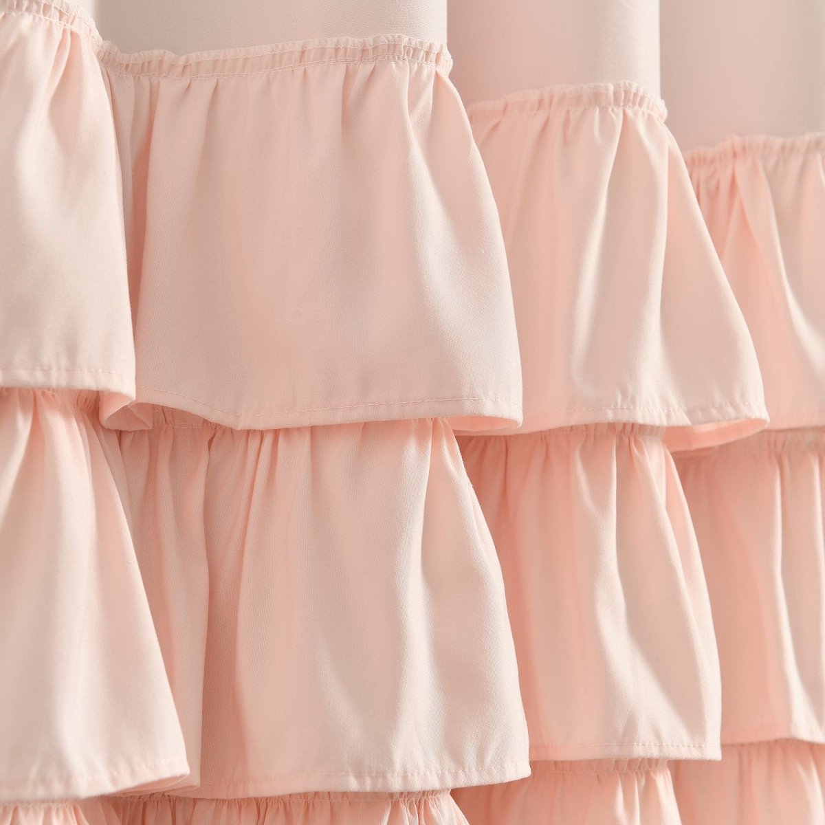 Allison Ruffle 100% Blackout Window Curtain (Single Panel)