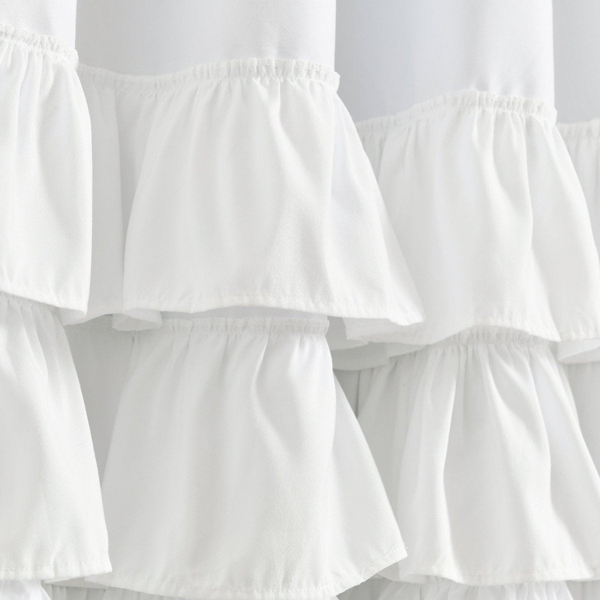 Allison Ruffle 100% Blackout Window Curtain (Single Panel)