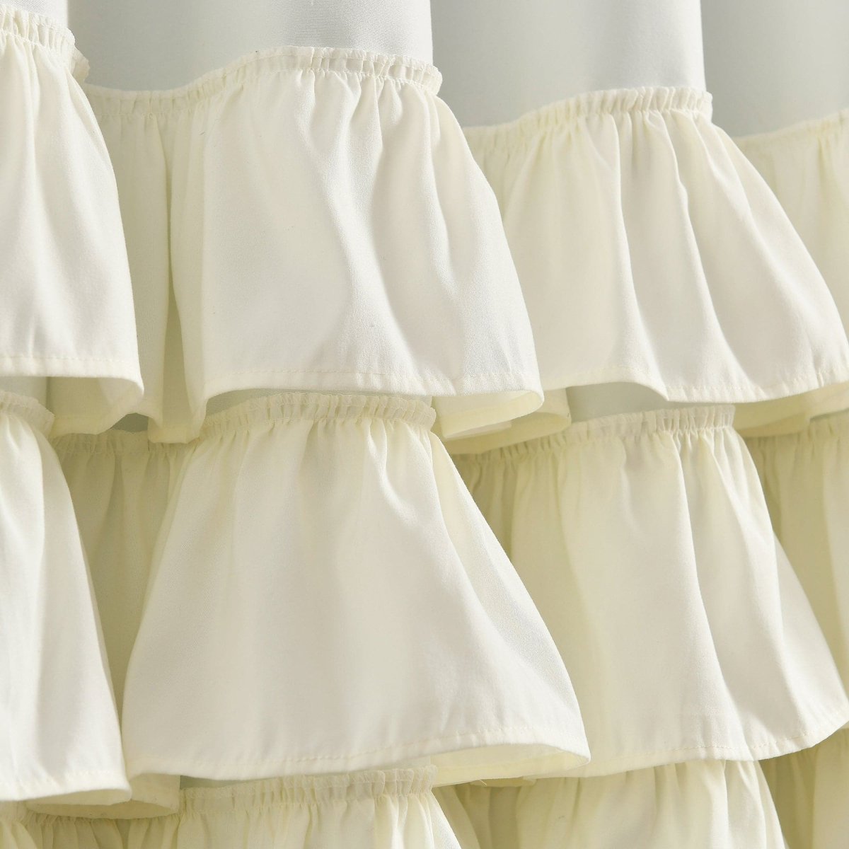 Allison Ruffle 100% Blackout Window Curtain (Single Panel)