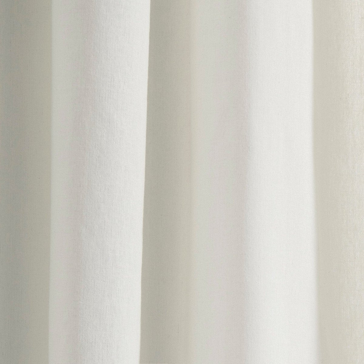 Luxury Modern Flower Linen Like Embroidery Border Window Curtain Panel