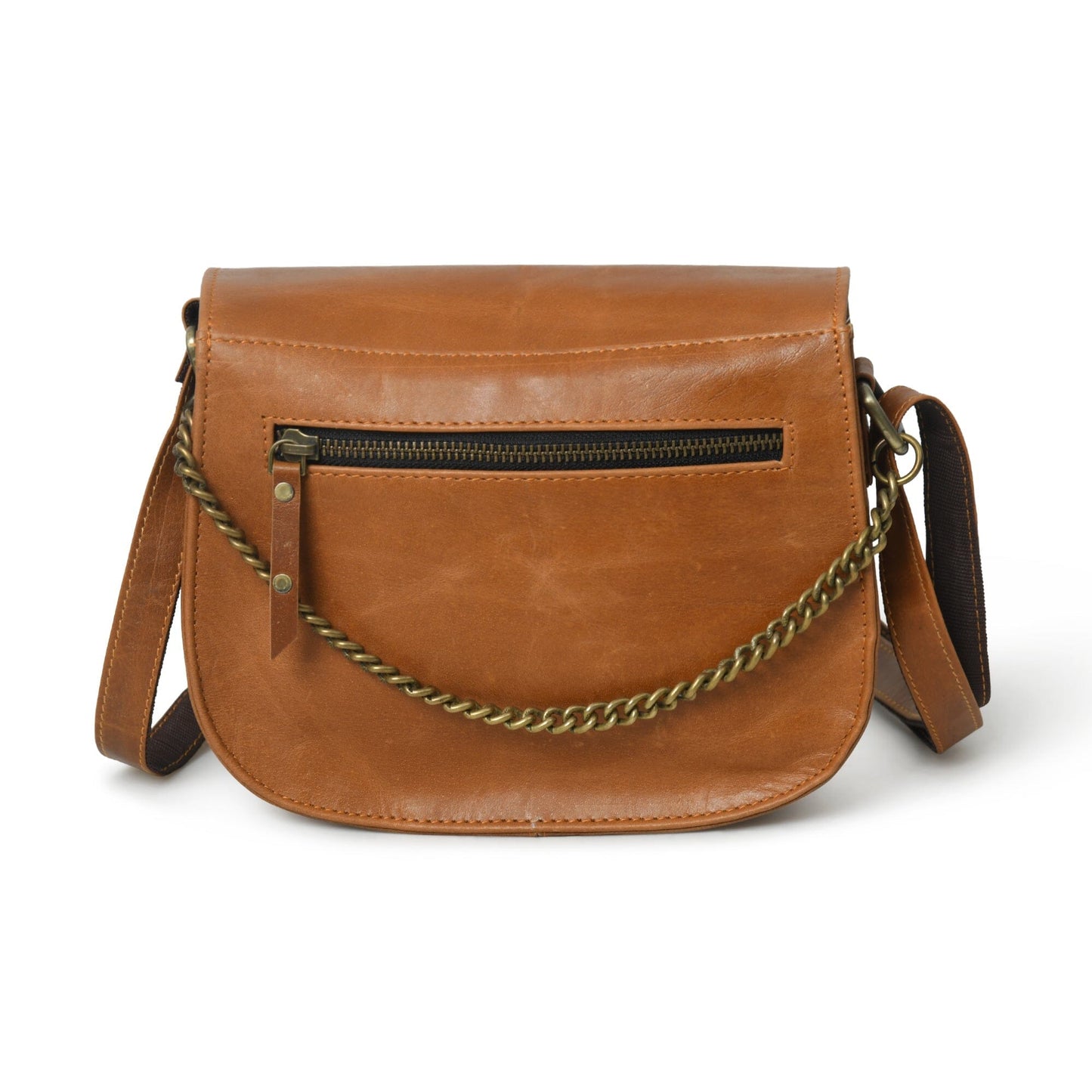 The Molina Satchel- Tan Brown