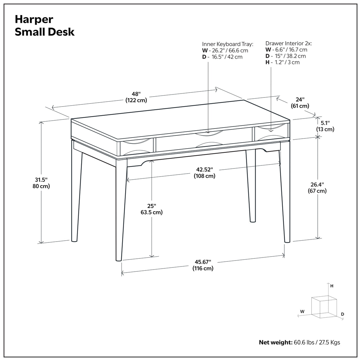 Harper Small Desk