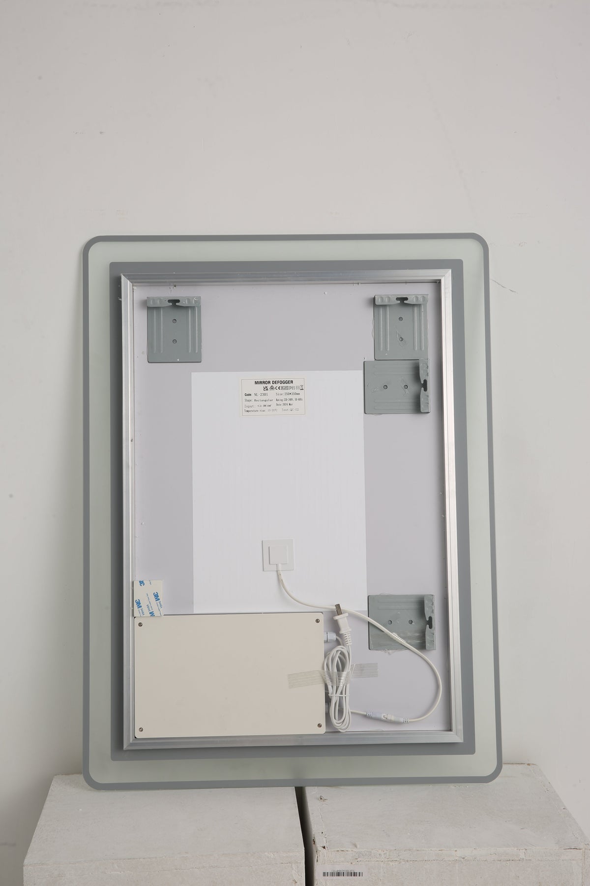 40x32 Inch LED Bathroom Mirror with Front Lights