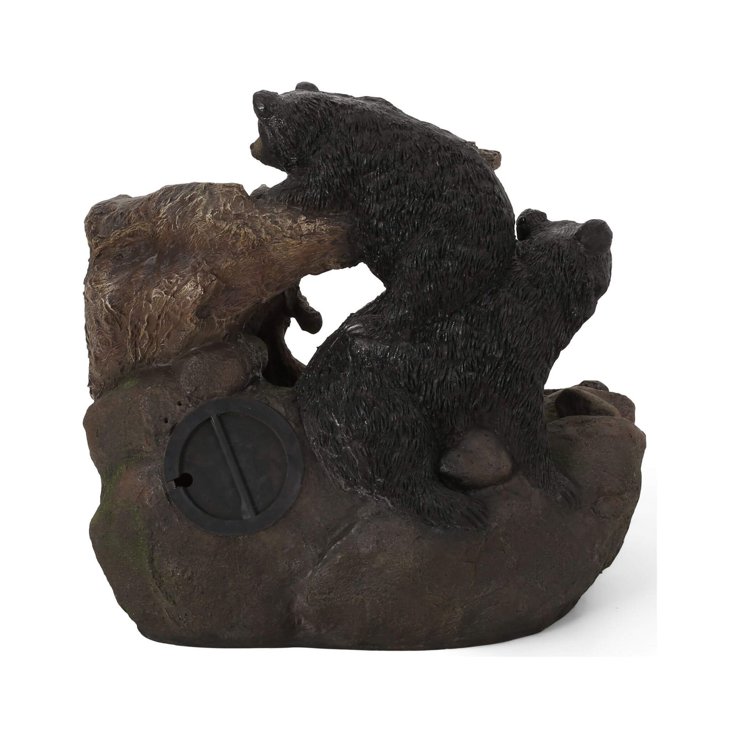 22" Weather Resistant Outdoor Floor Fountain With LED Lights (SAK77651)