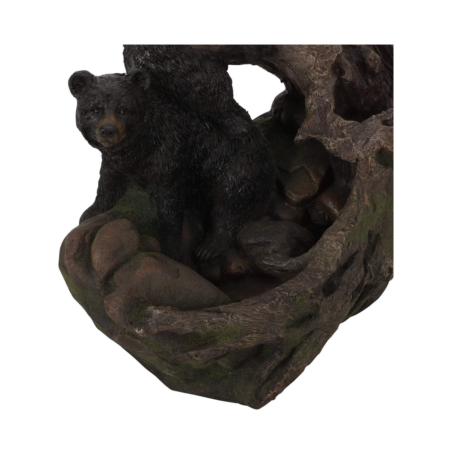 22" Weather Resistant Outdoor Floor Fountain With LED Lights (SAK77651)