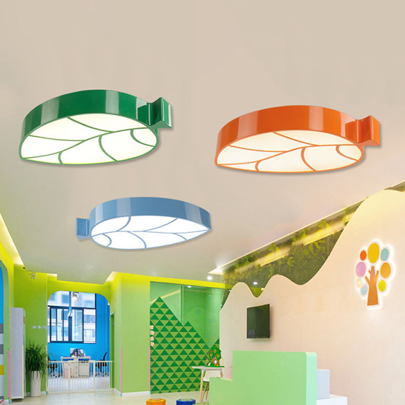 Bring Nature's Tranquility to Your Nursery: Leaf-Shaped LED Ceiling Light