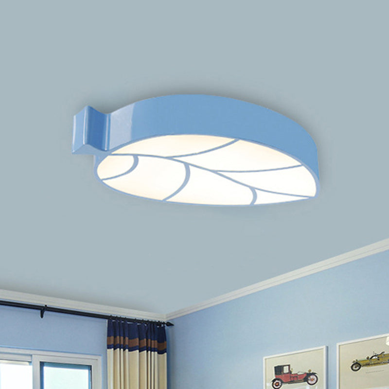 Bring Nature's Tranquility to Your Nursery: Leaf-Shaped LED Ceiling Light