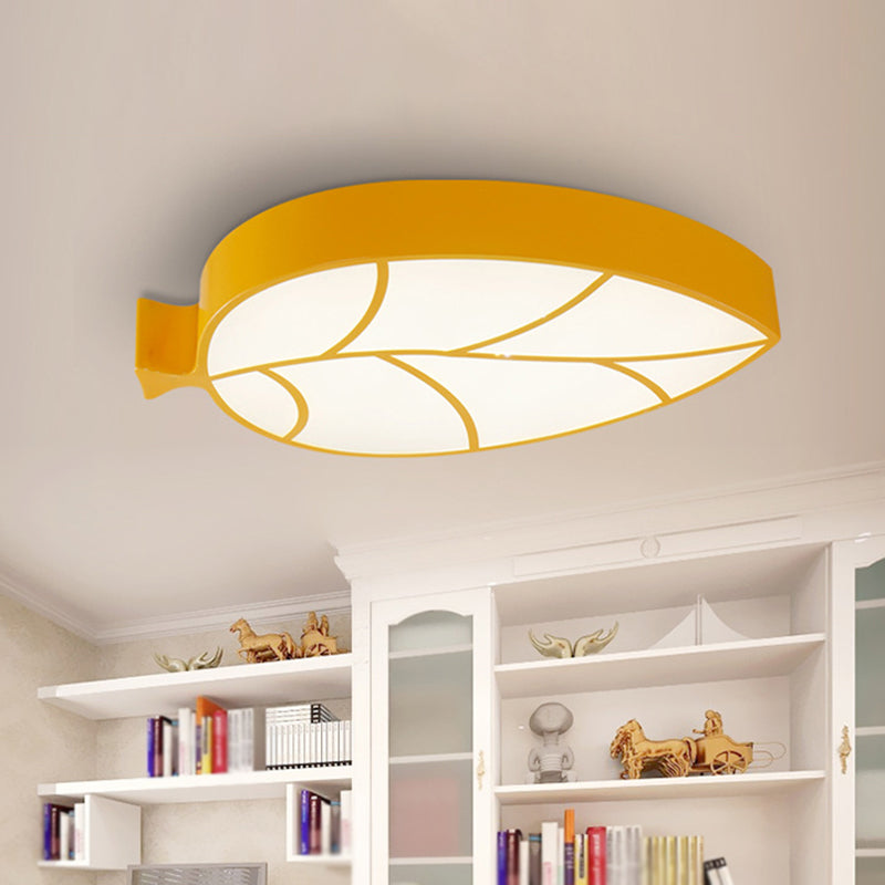 Bring Nature's Tranquility to Your Nursery: Leaf-Shaped LED Ceiling Light