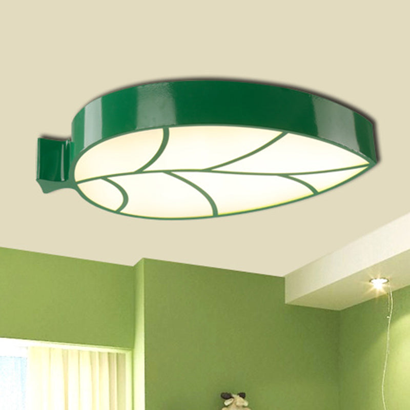 Bring Nature's Tranquility to Your Nursery: Leaf-Shaped LED Ceiling Light