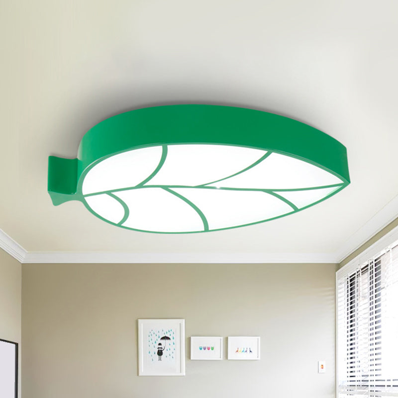 Bring Nature's Tranquility to Your Nursery: Leaf-Shaped LED Ceiling Light