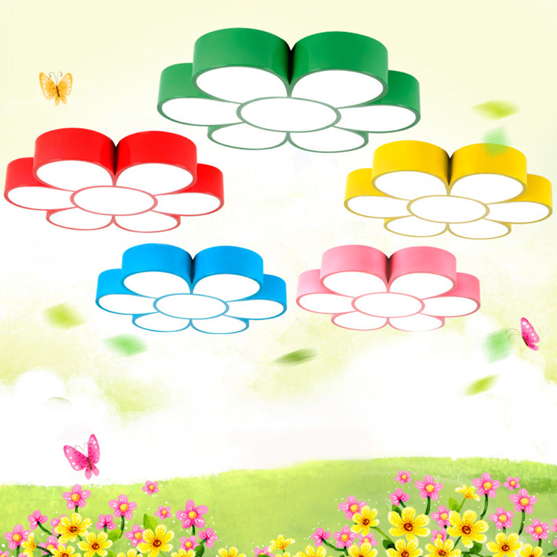 Brighten Young Minds with the Floral Kindergarten LED Ceiling Light
