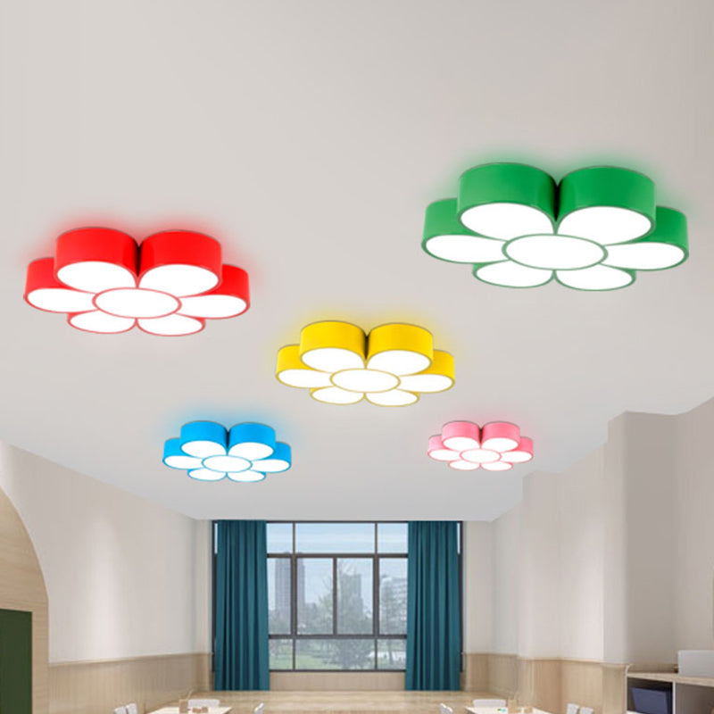Brighten Young Minds with the Floral Kindergarten LED Ceiling Light