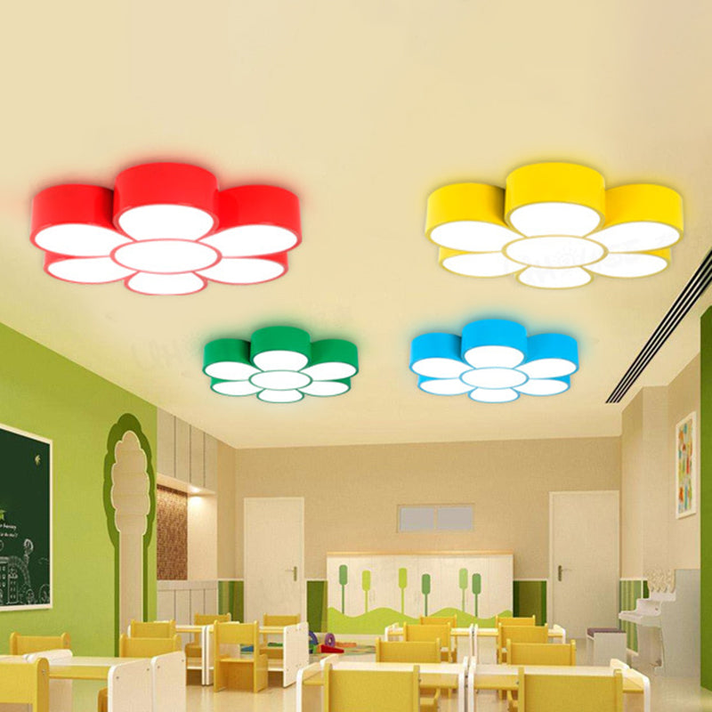 Brighten Young Minds with the Floral Kindergarten LED Ceiling Light