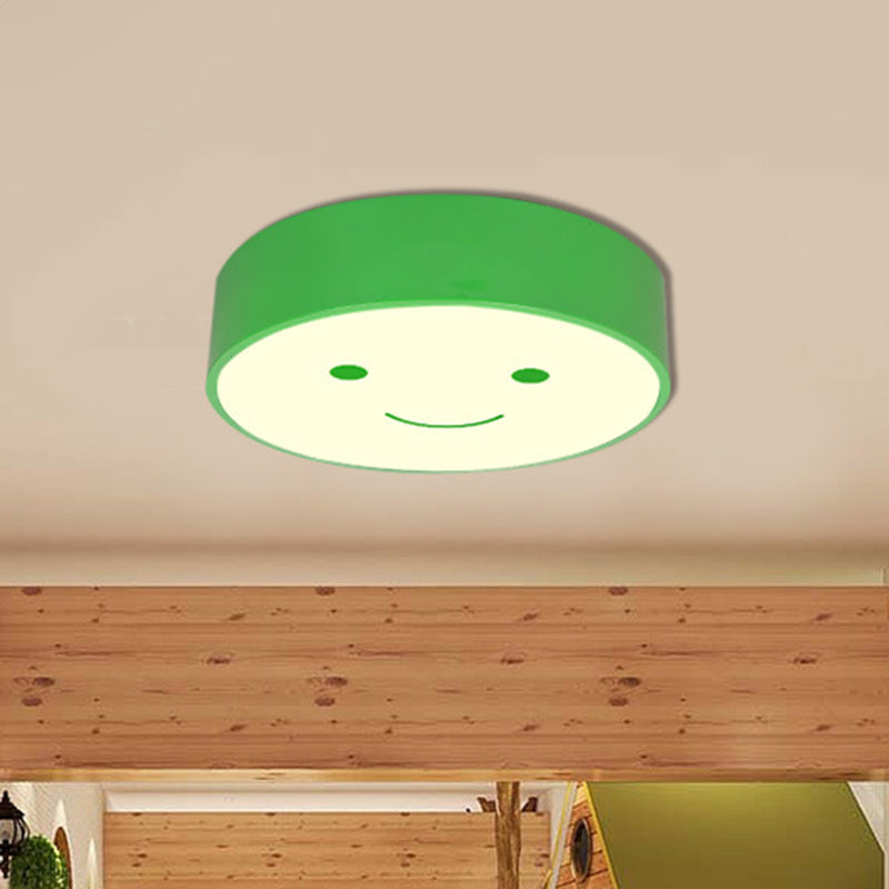 Brighten Your Child's Day with the Happy Face LED Nursery Ceiling Light!