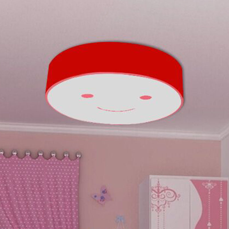 Brighten Your Child's Day with the Happy Face LED Nursery Ceiling Light!