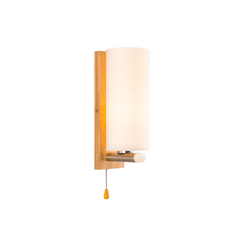 Clara's Wall-Mounted Reading Light with Elegant Glass Shade