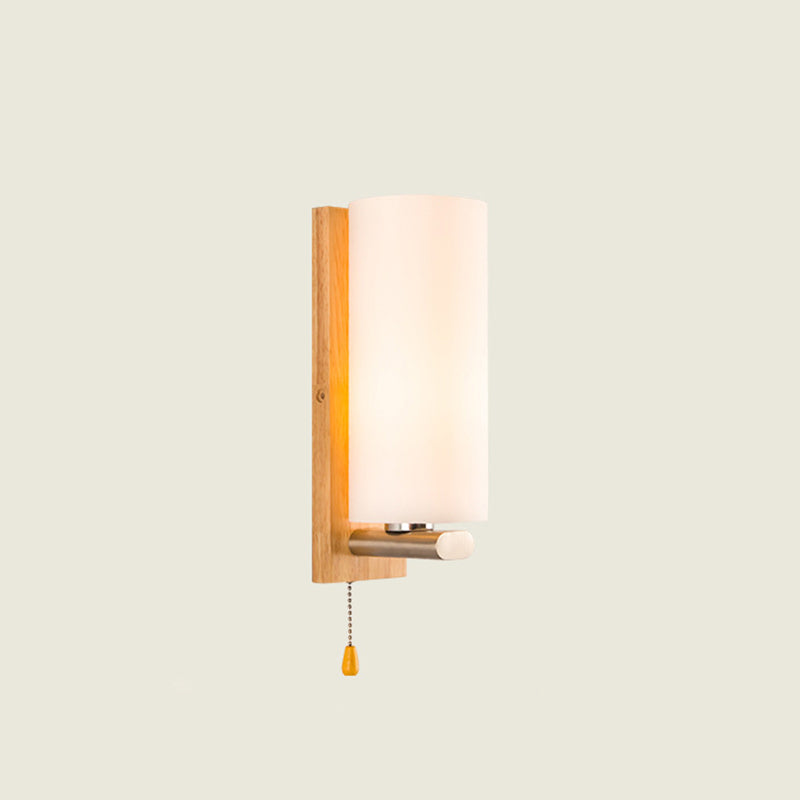 Clara's Wall-Mounted Reading Light with Elegant Glass Shade