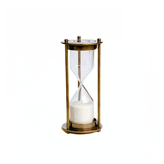 Vintage Brass 3-Minute Hourglass